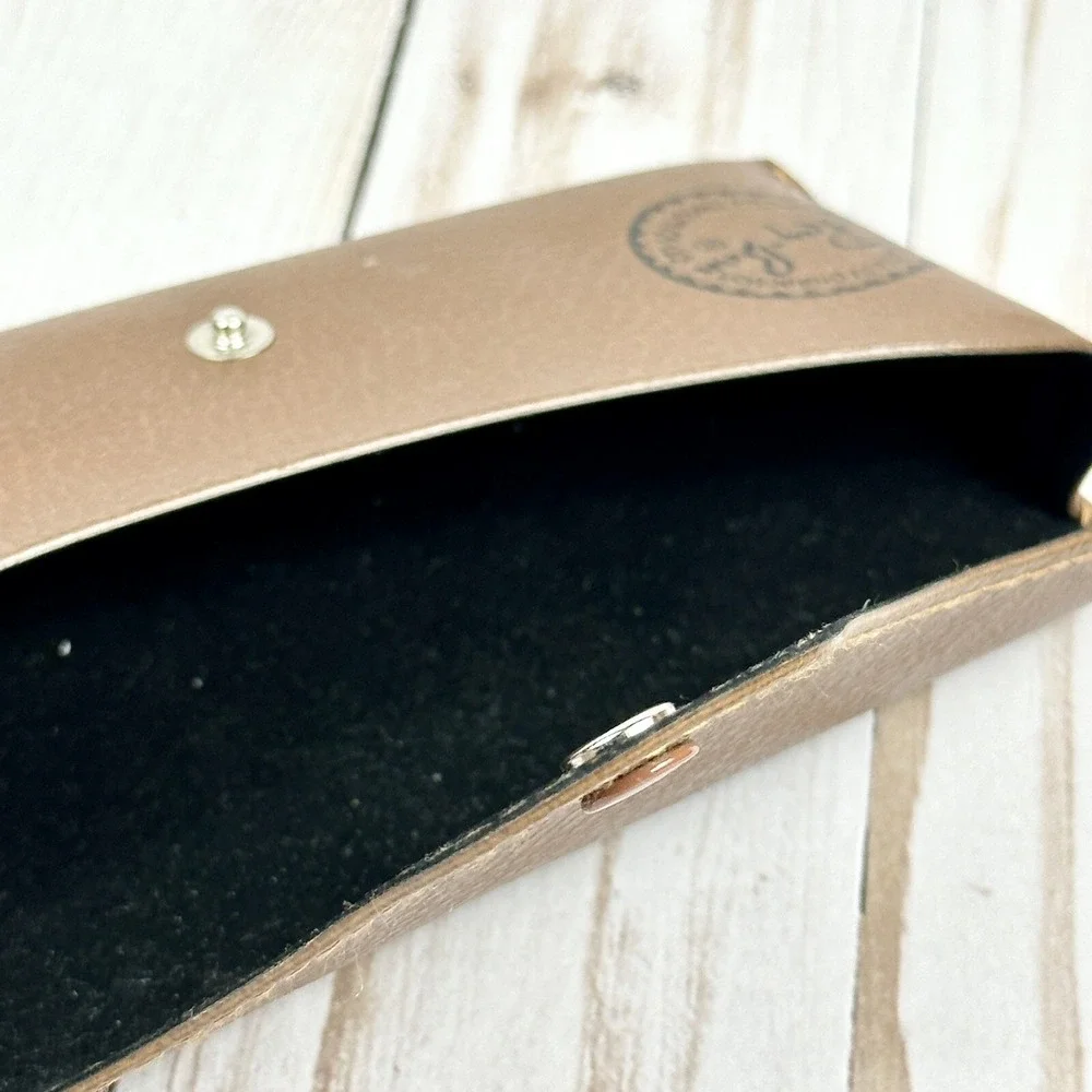 Lot Of 2 Ray Ban Sunglasses Cases Brown And Black Vinyl
